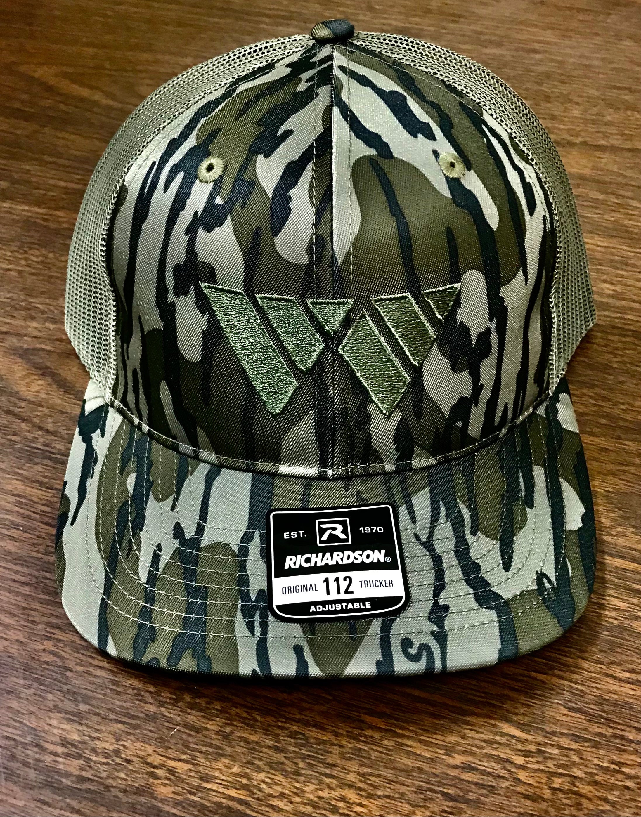 HAT - Camo/Loden - W Logo (Loden) | Williams Baptist University